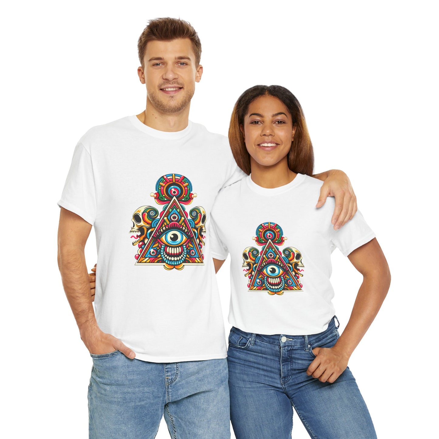 Unisex Heavy Cotton Tee- Third Eye