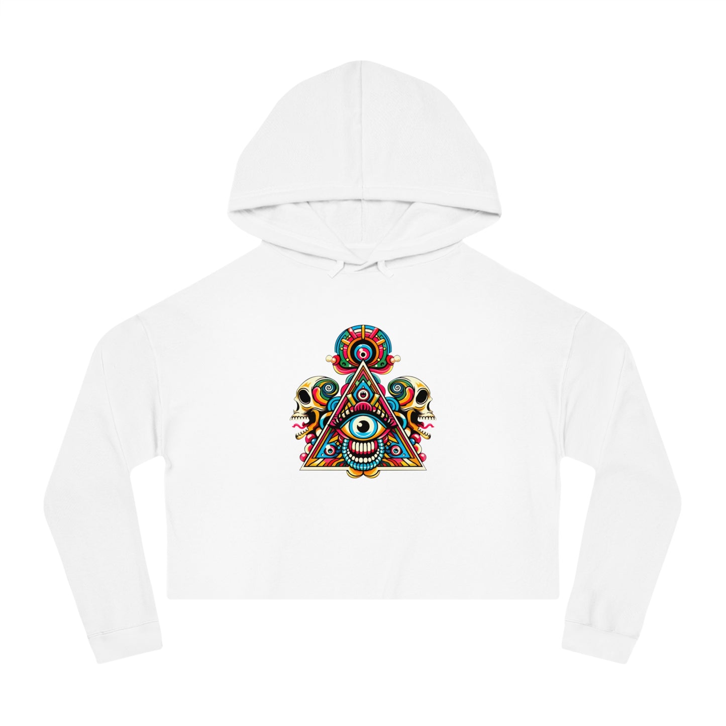 Women’s Third Eye Cropped Hooded Sweatshirt