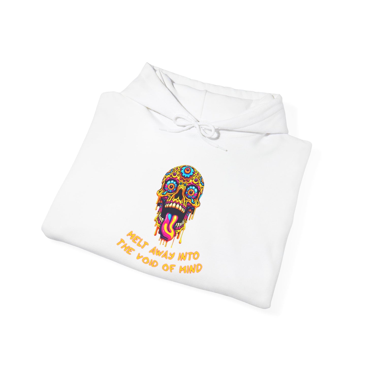 Psychedelic Melting Skull Hoodie