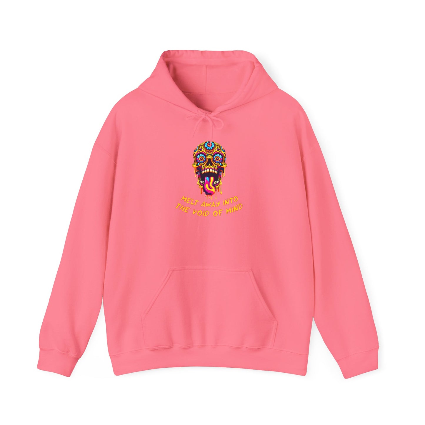 Psychedelic Melting Skull Hoodie