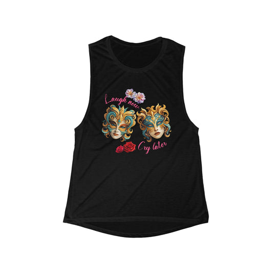 Flowy Scoop Muscle Tank für Damen