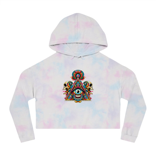 Women’s Third Eye Cropped Hooded Sweatshirt