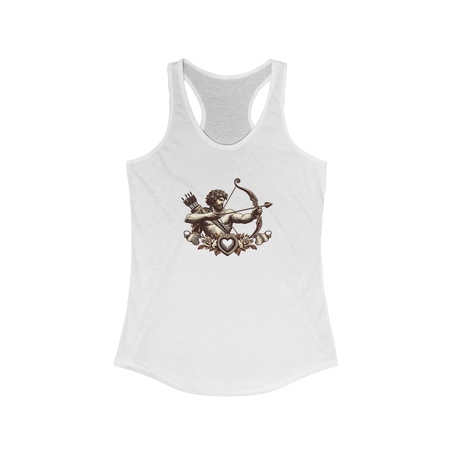 Women's Ideal Racerback Tank with Armor Design