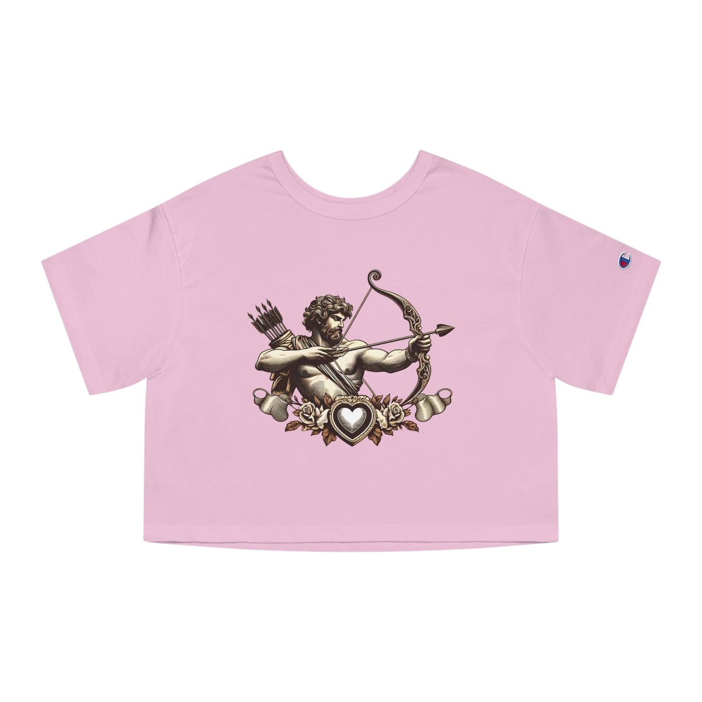 Champion Women's Heritage Cropped T-Shirt with Armor Design