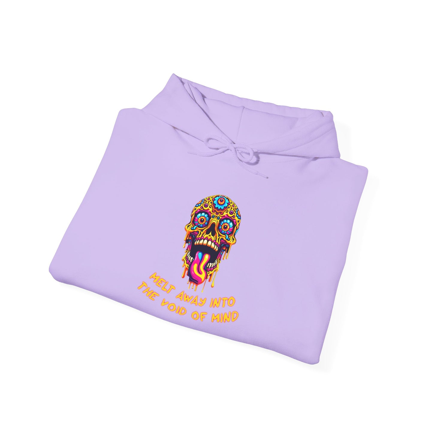 Psychedelic Melting Skull Hoodie