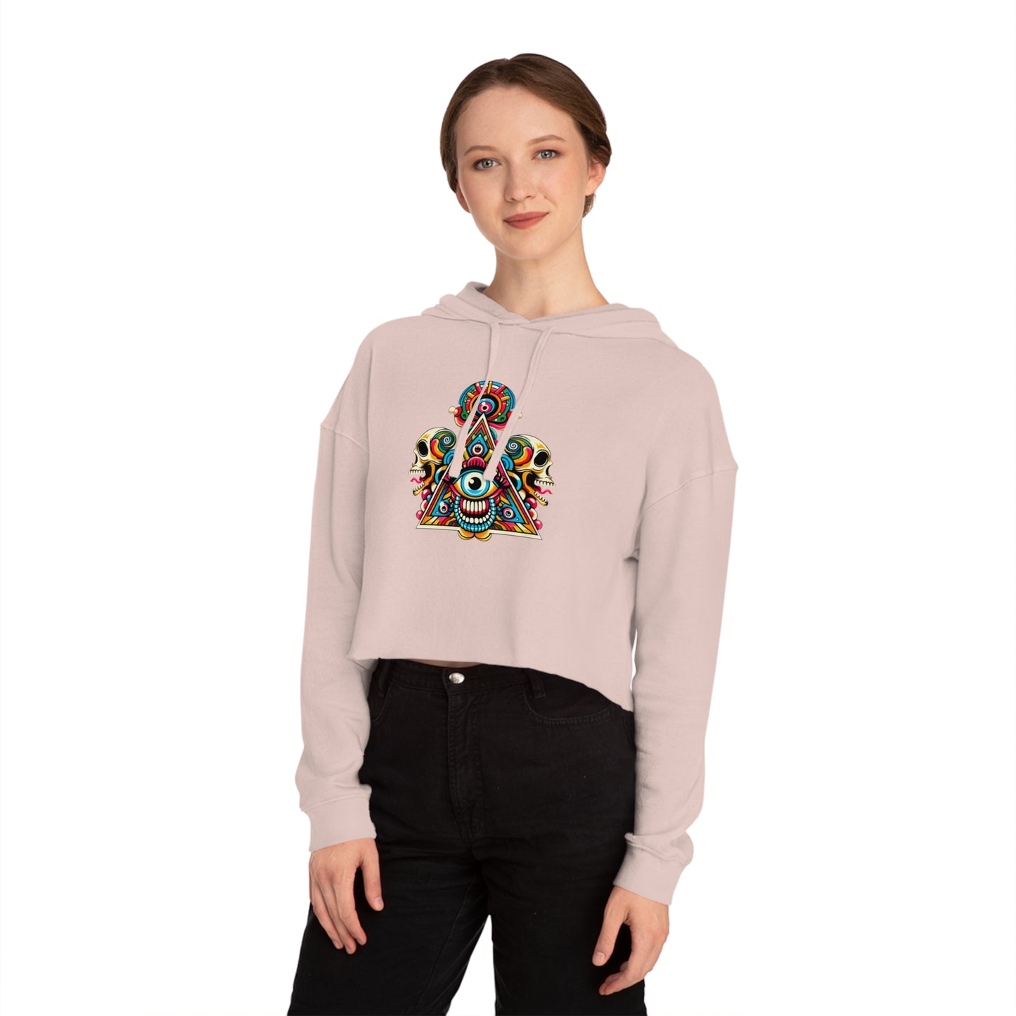 Women’s Third Eye Cropped Hooded Sweatshirt