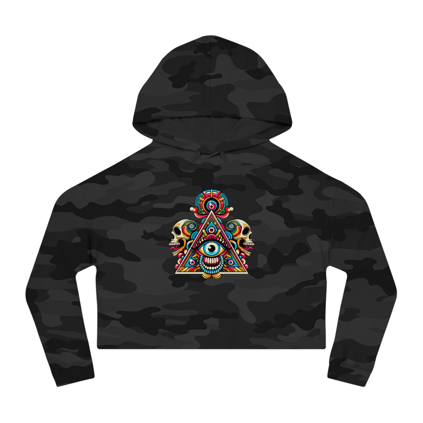 Women’s Third Eye Cropped Hooded Sweatshirt