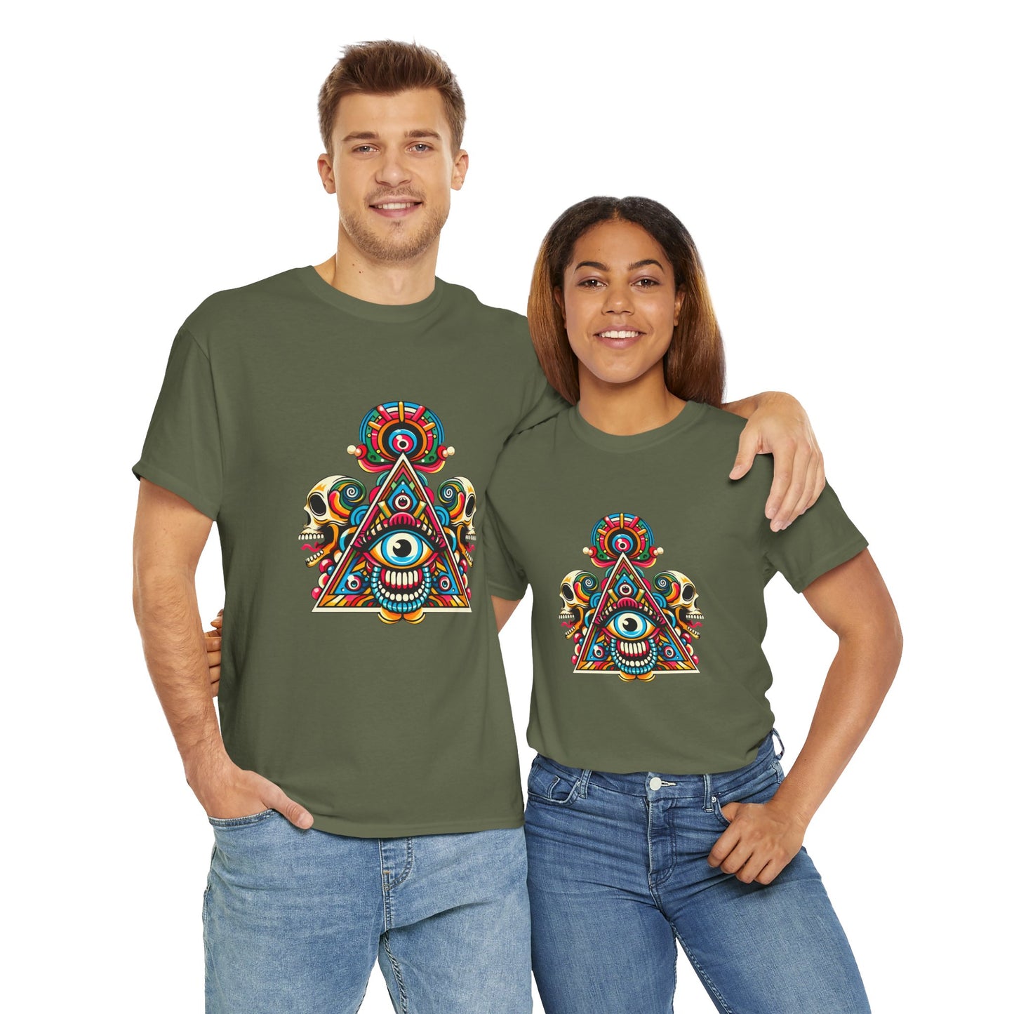 Unisex Heavy Cotton Tee- Third Eye