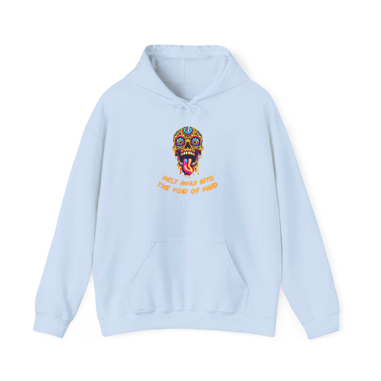 Psychedelic Melting Skull Hoodie