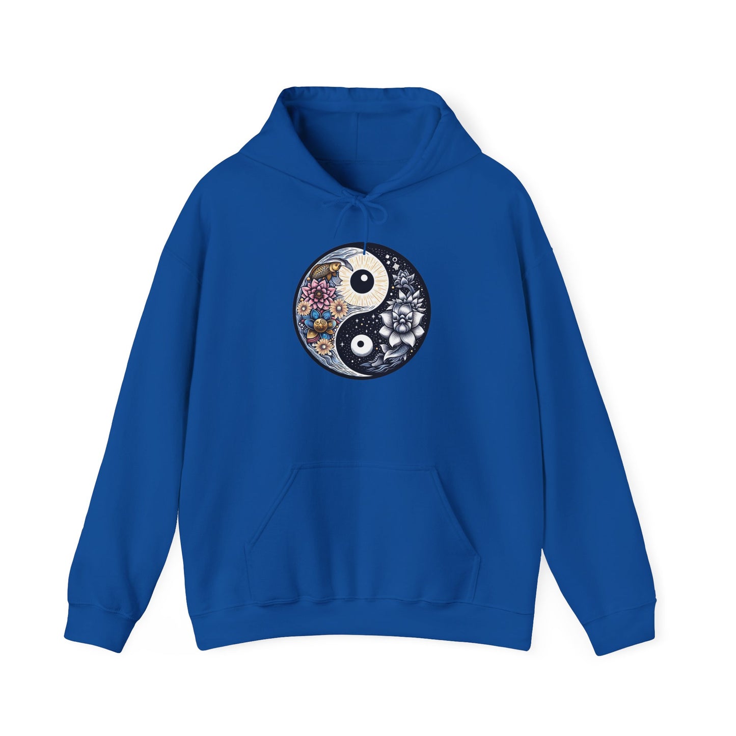 Unisex Heavy Blend™ Hooded Sweatshirt with Yin Yang Design