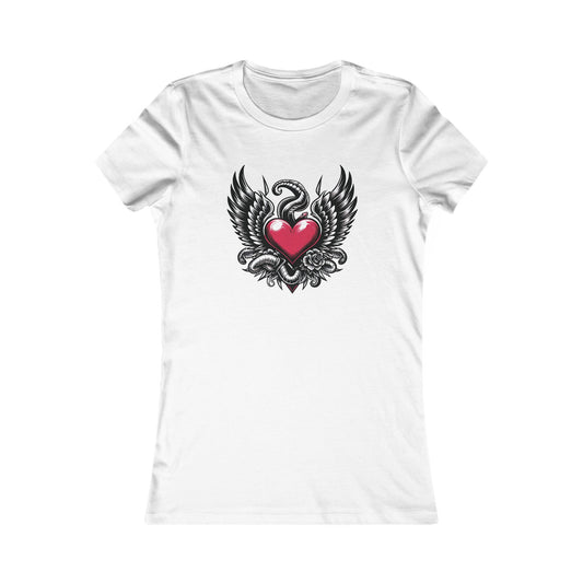 Women's Favorite Tee Flying Heart