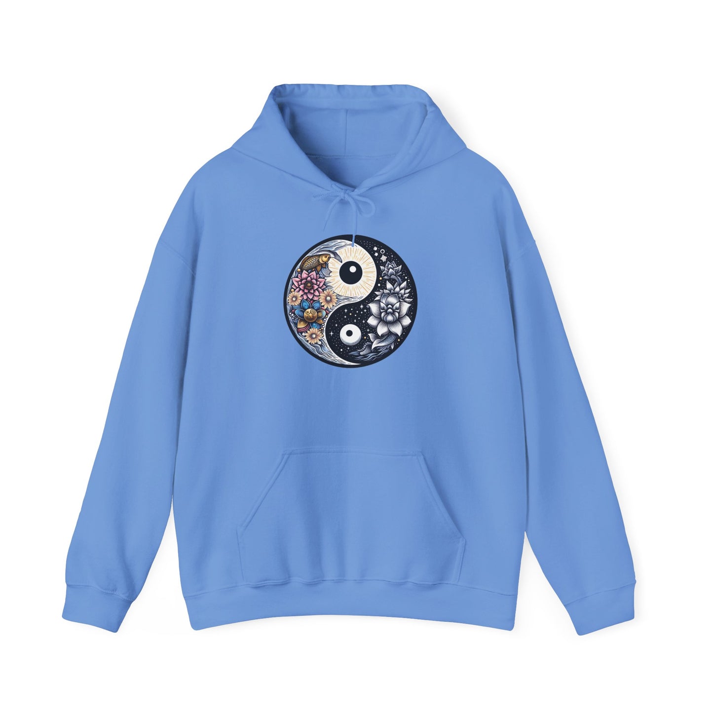 Unisex Heavy Blend™ Hooded Sweatshirt with Yin Yang Design