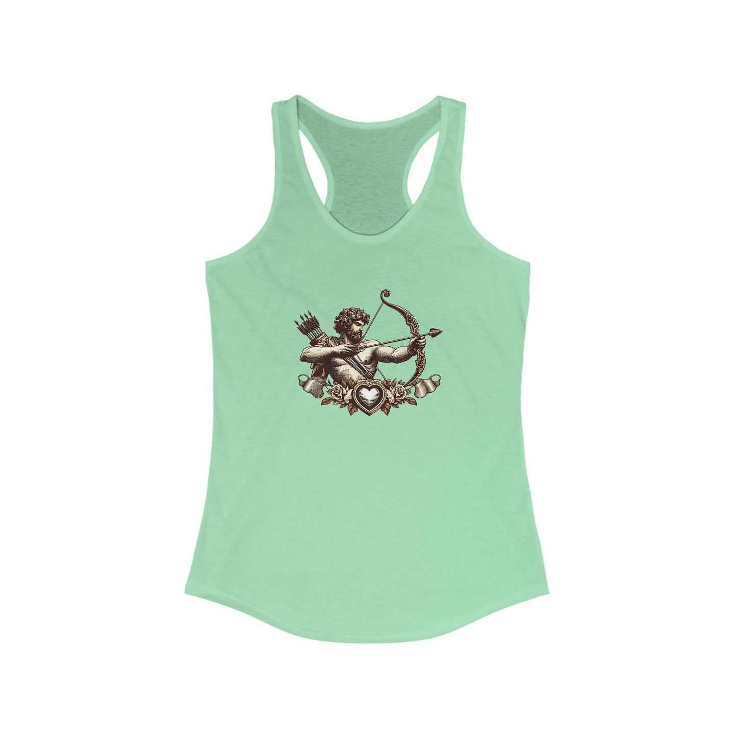 Women's Ideal Racerback Tank with Armor Design