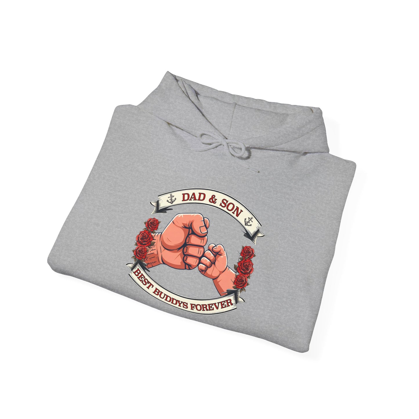 Father-Son Fist Bump Hoodie