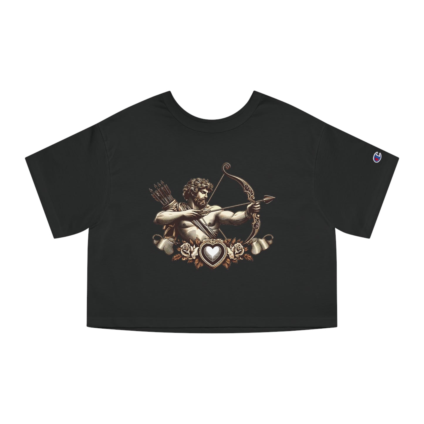 Champion Women's Heritage Cropped T-Shirt with Armor Design