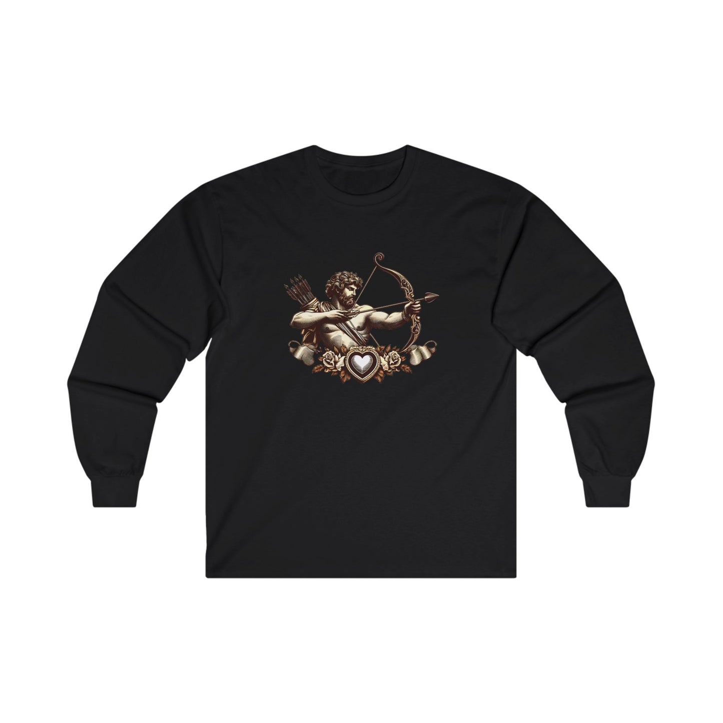 Unisex Ultra Cotton Long Sleeve Tee with Armor Design