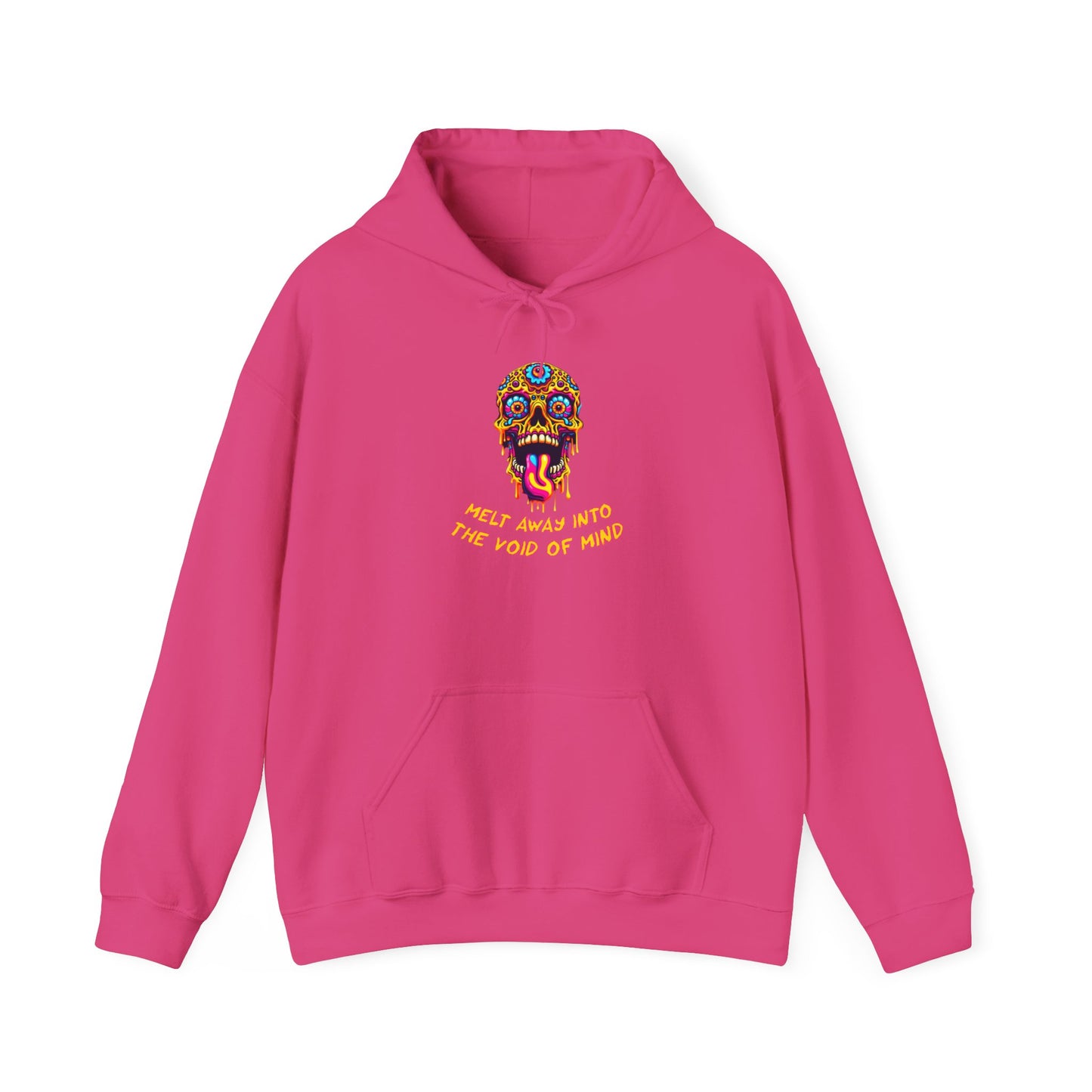 Psychedelic Melting Skull Hoodie