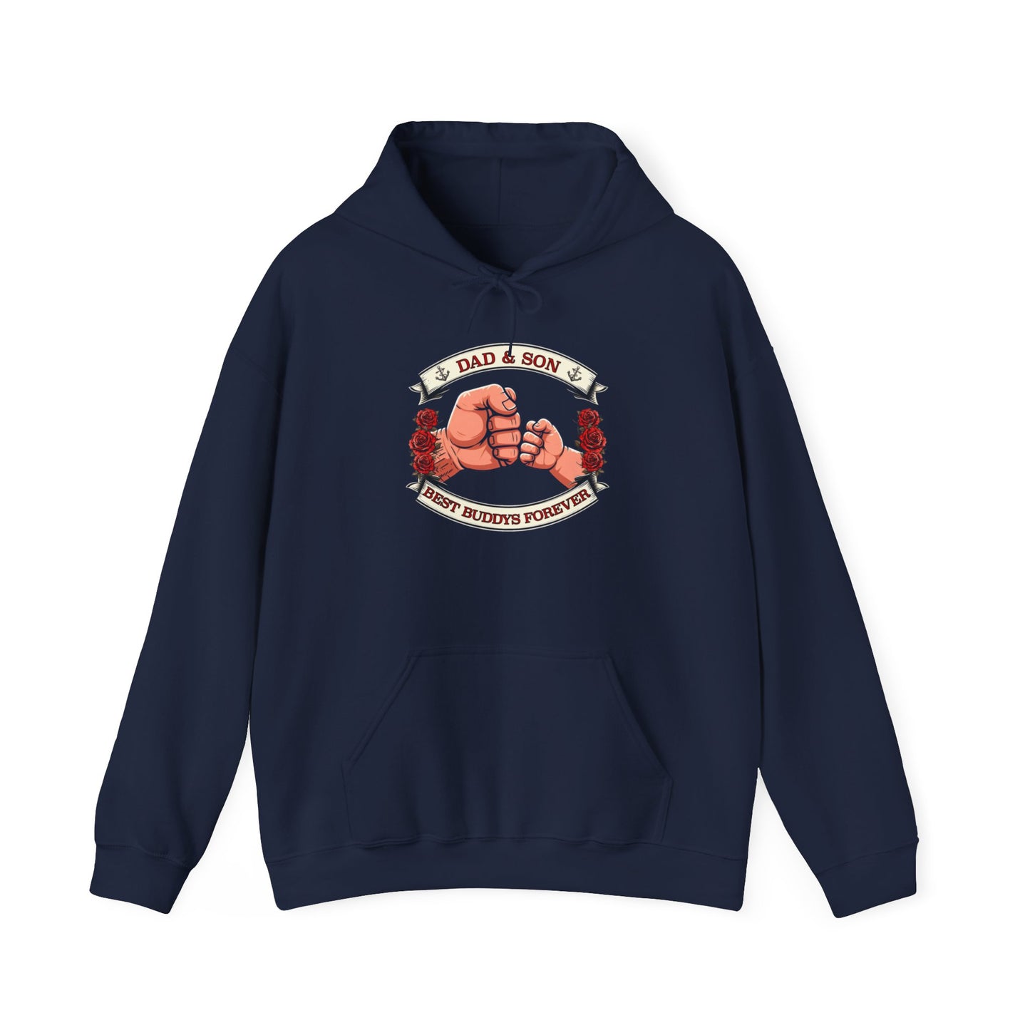 Father-Son Fist Bump Hoodie