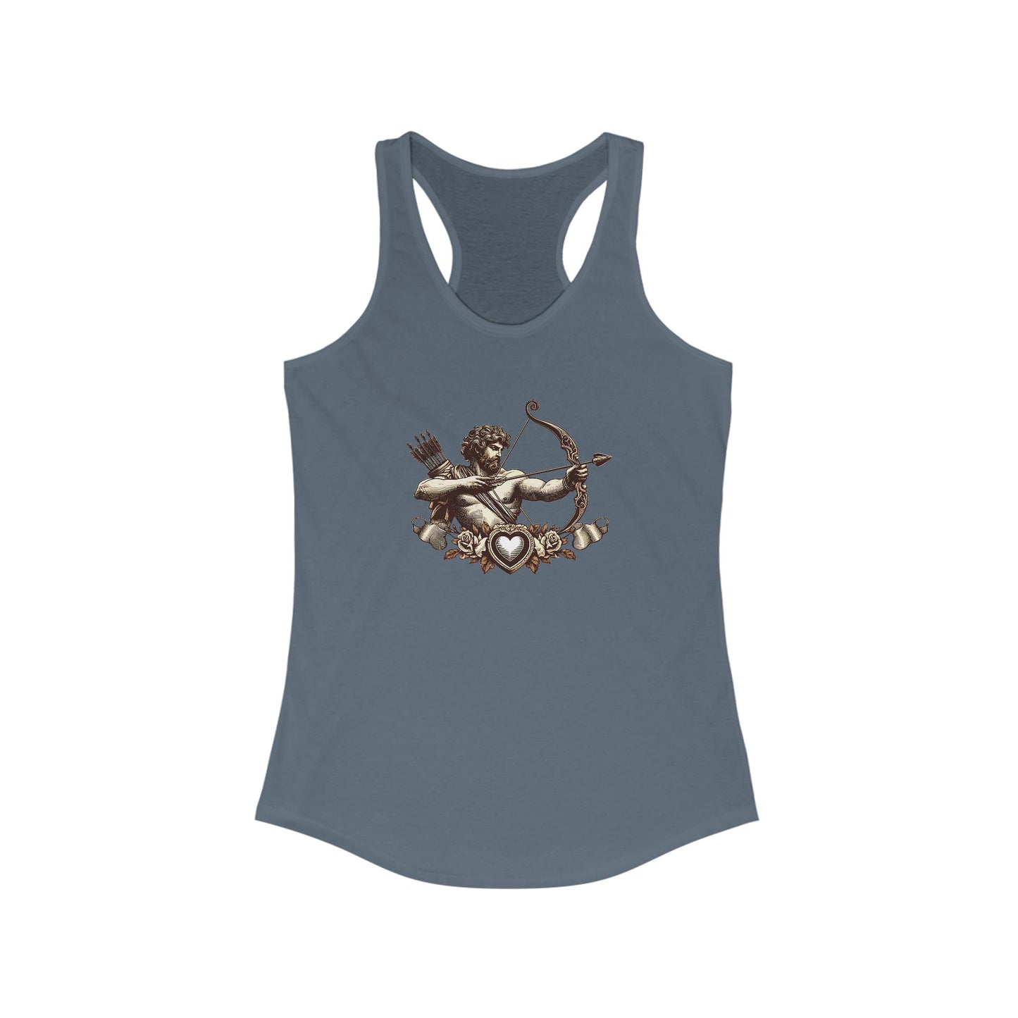 Women's Ideal Racerback Tank with Armor Design