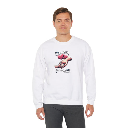 Father and Son Crewneck Sweatshirt - Dad and Son Best Buddies Forever