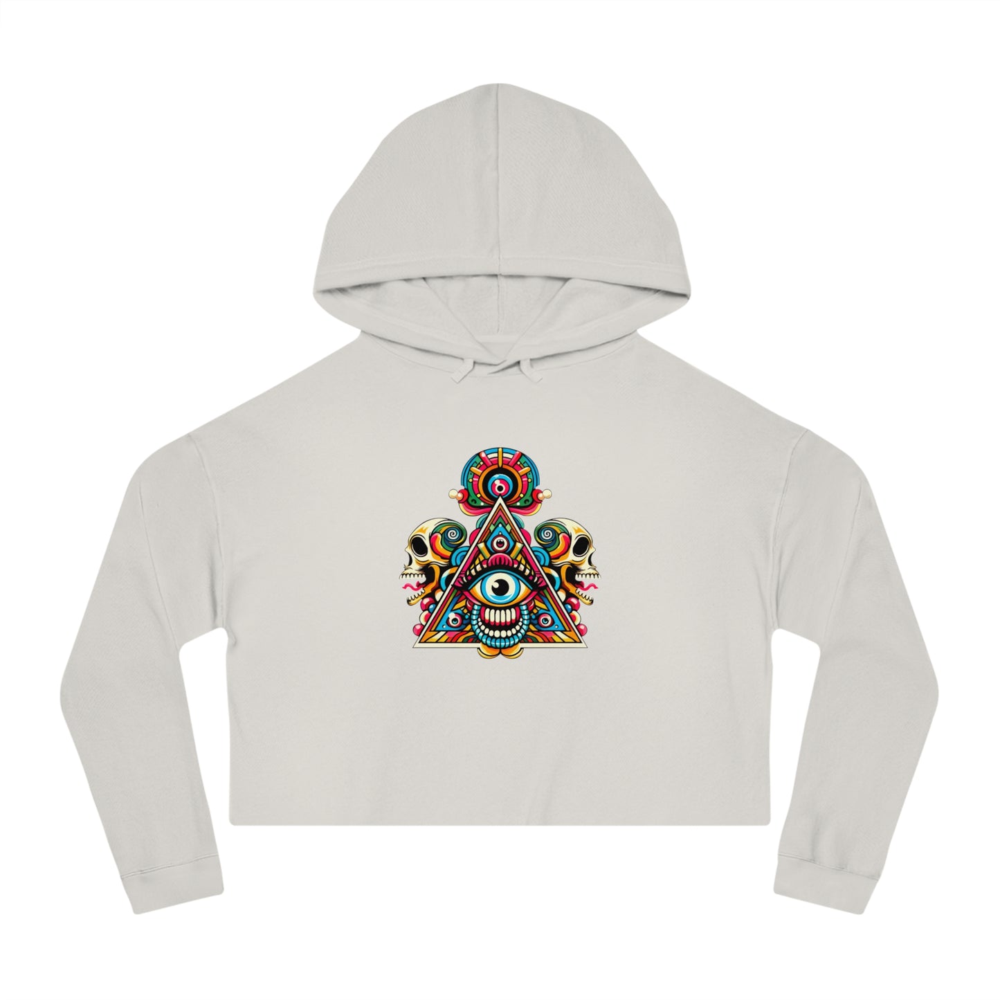 Women’s Third Eye Cropped Hooded Sweatshirt