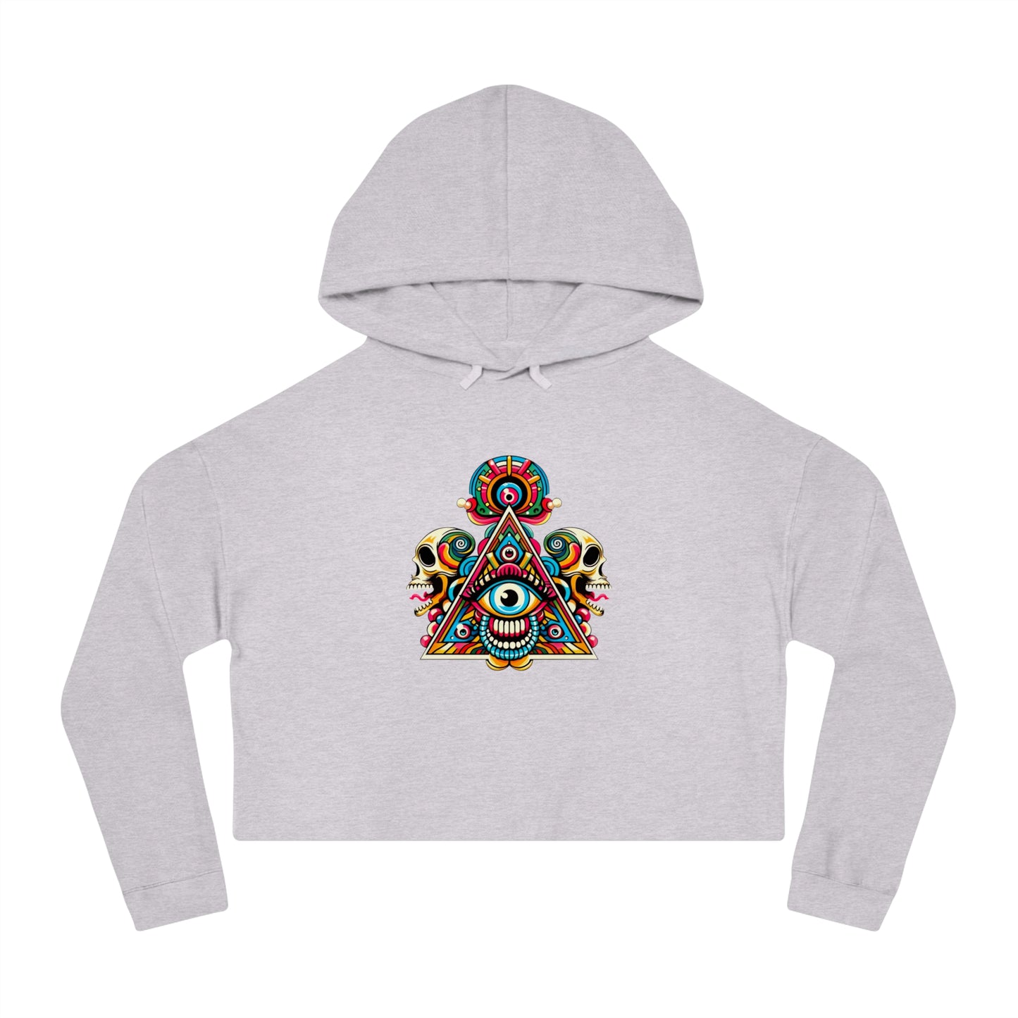 Women’s Third Eye Cropped Hooded Sweatshirt