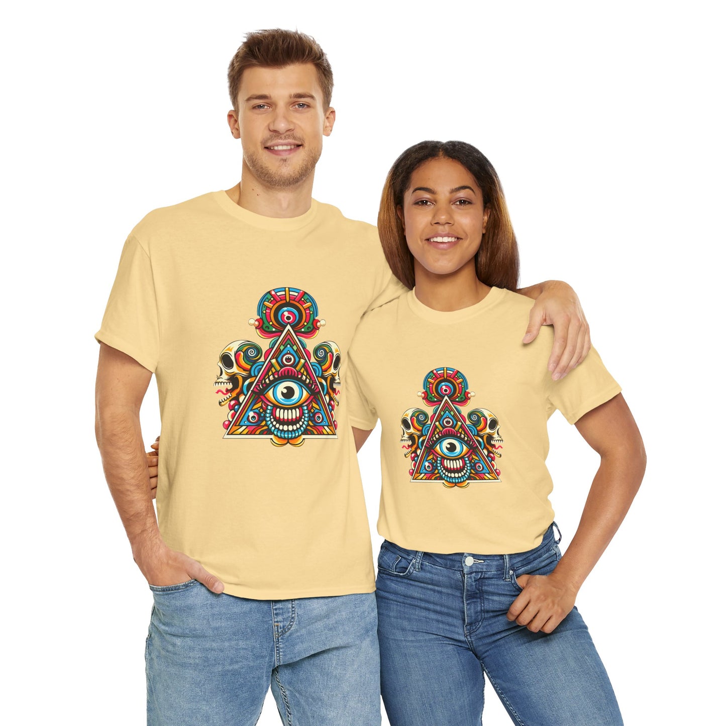 Unisex Heavy Cotton Tee- Third Eye