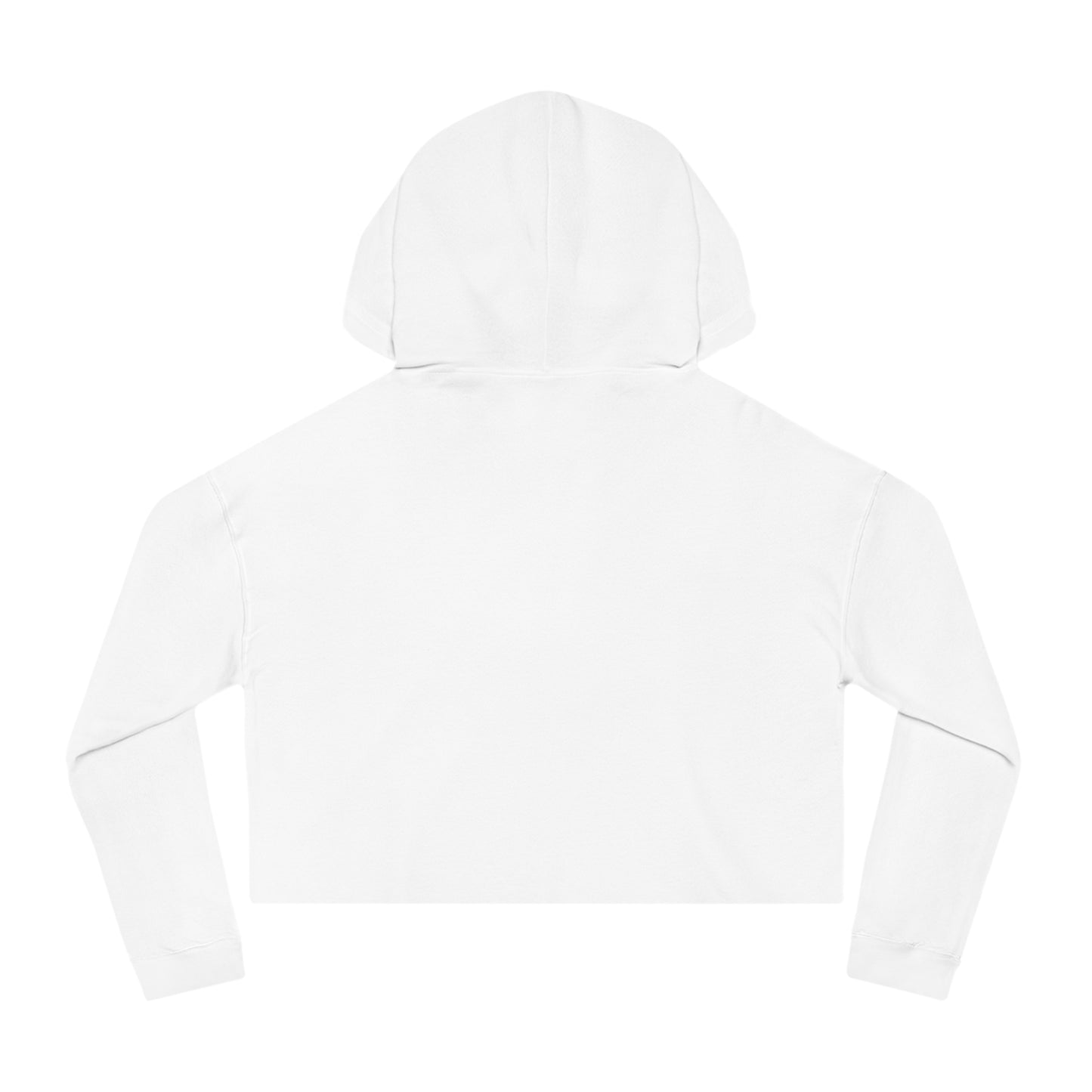 Women’s Cropped Hooded Sweatshirt with Yin Yang Design