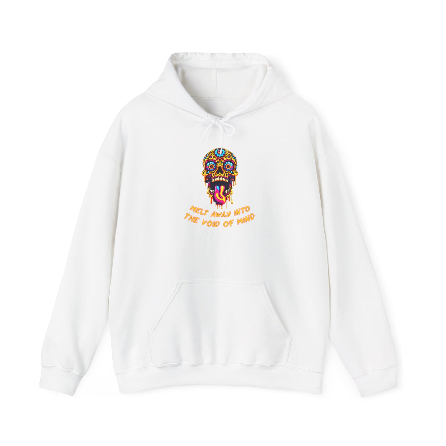 Psychedelic Melting Skull Hoodie