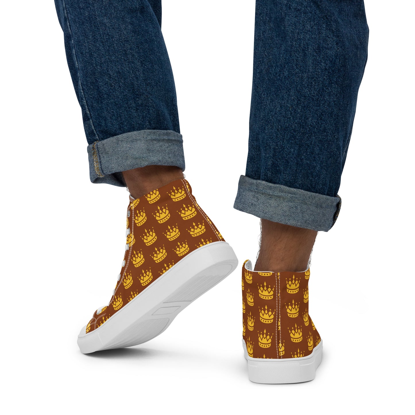 Men’s high top canvas shoes