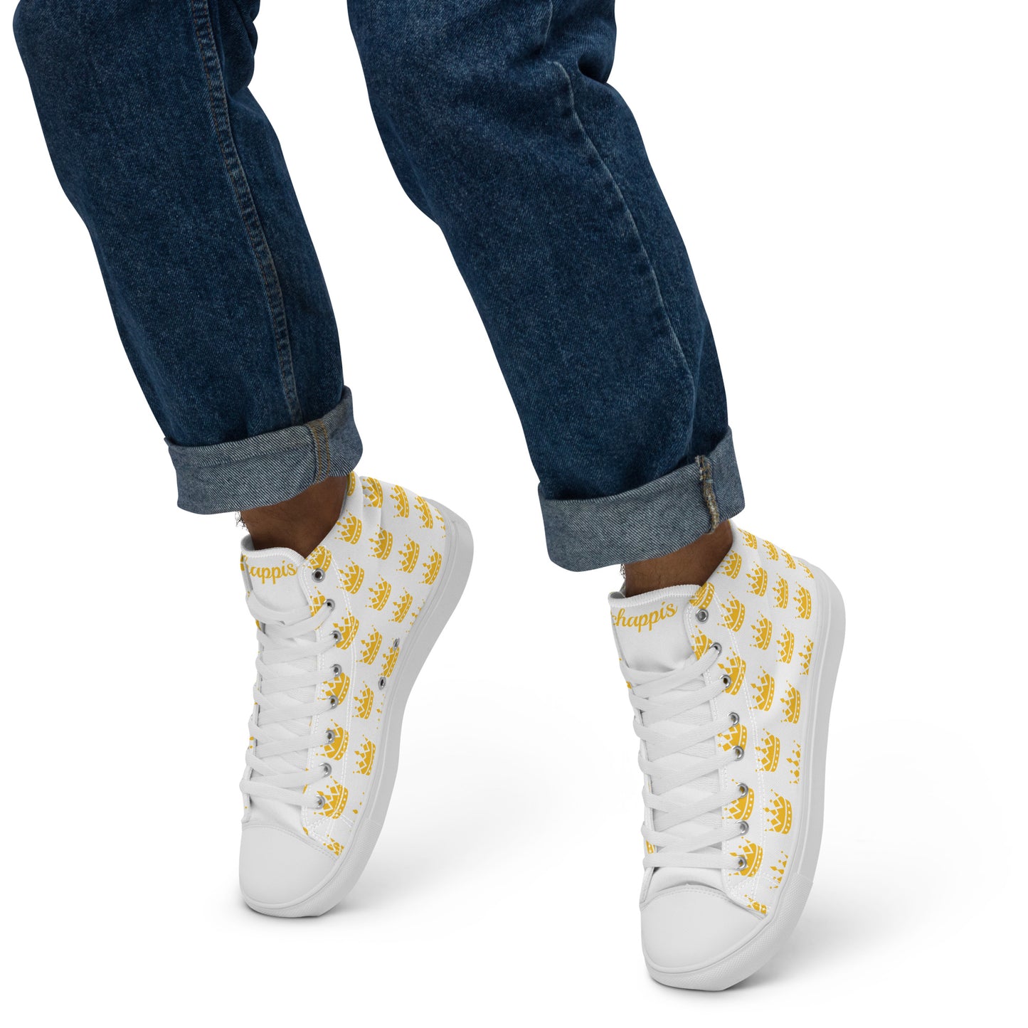 Men’s high top canvas shoes