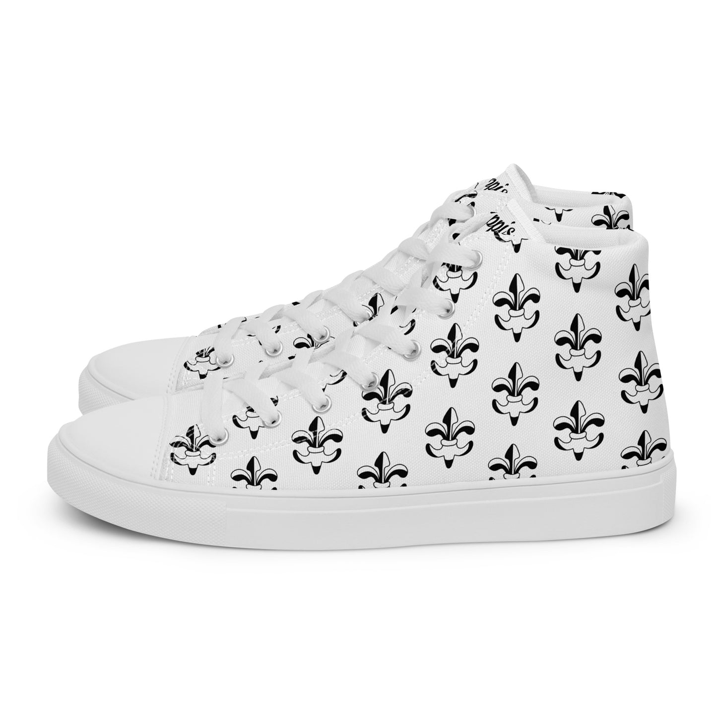 Men’s high top canvas shoes