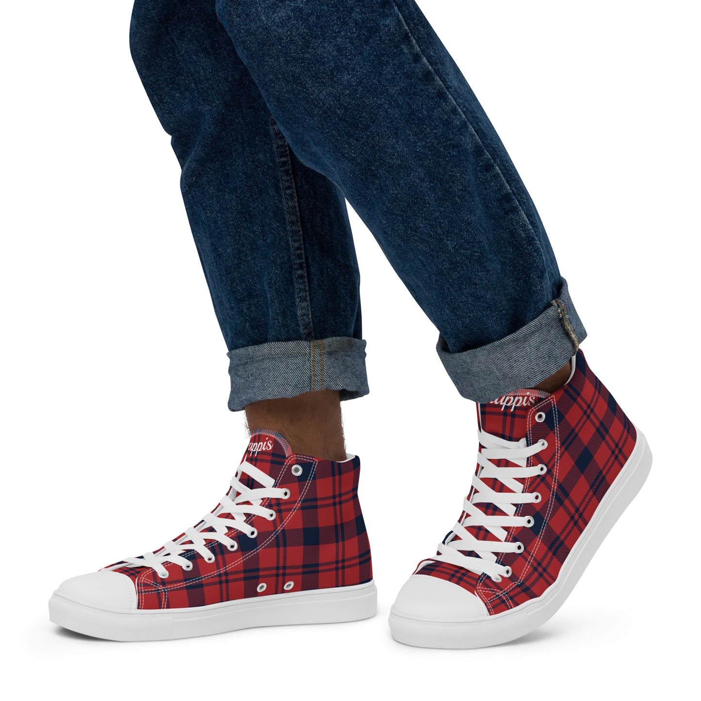 Men’s high top canvas shoes