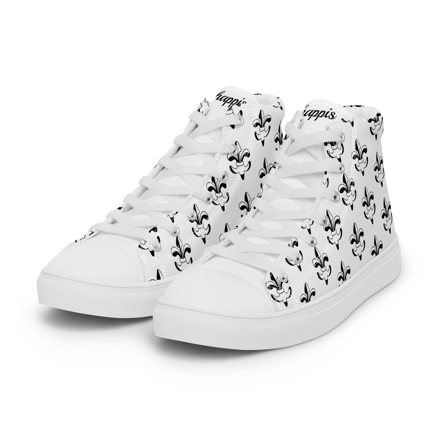 Men’s high top canvas shoes