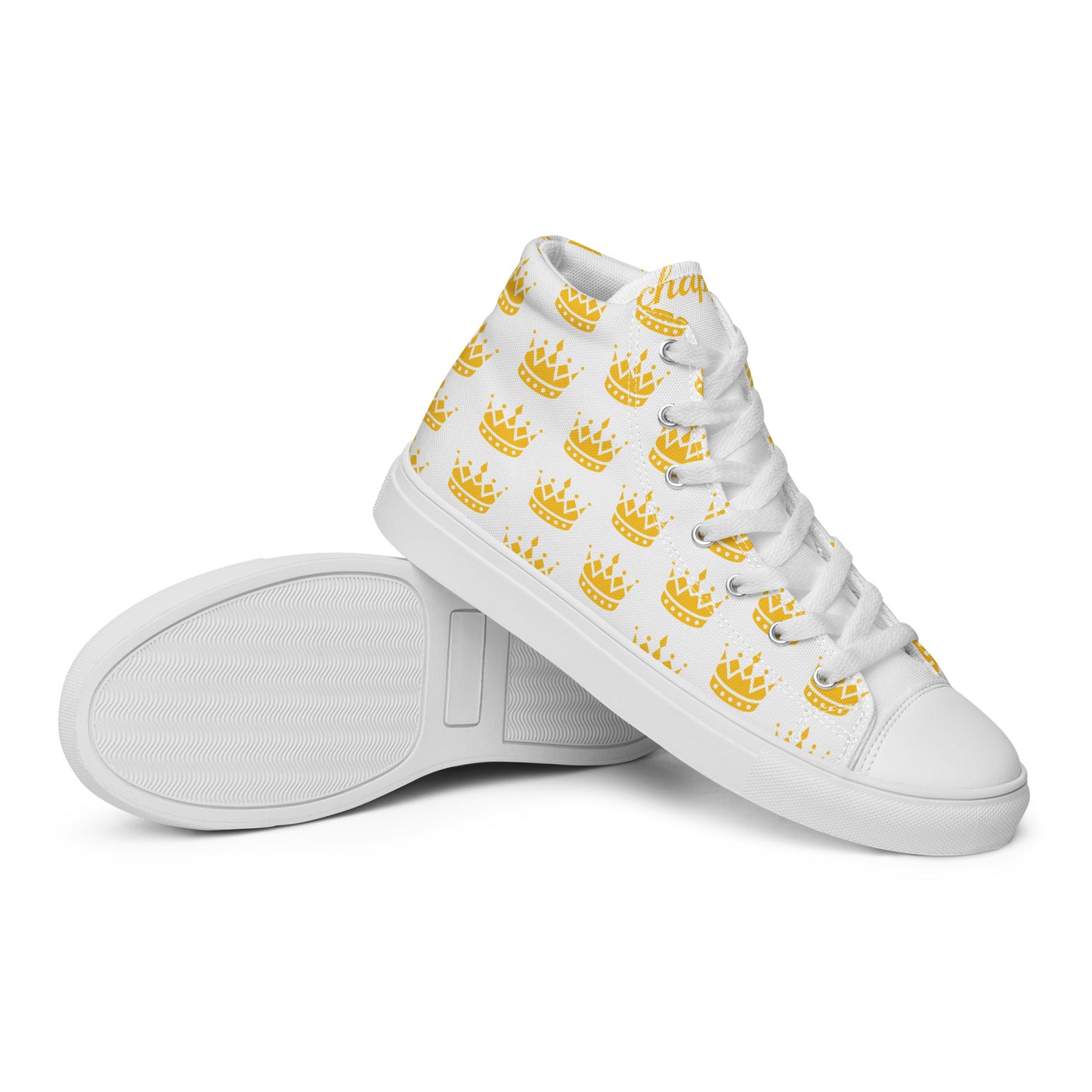 Men’s high top canvas shoes