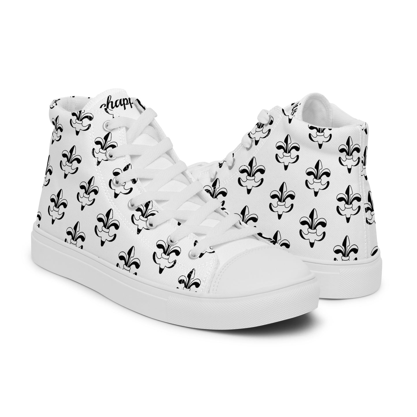 Men’s high top canvas shoes