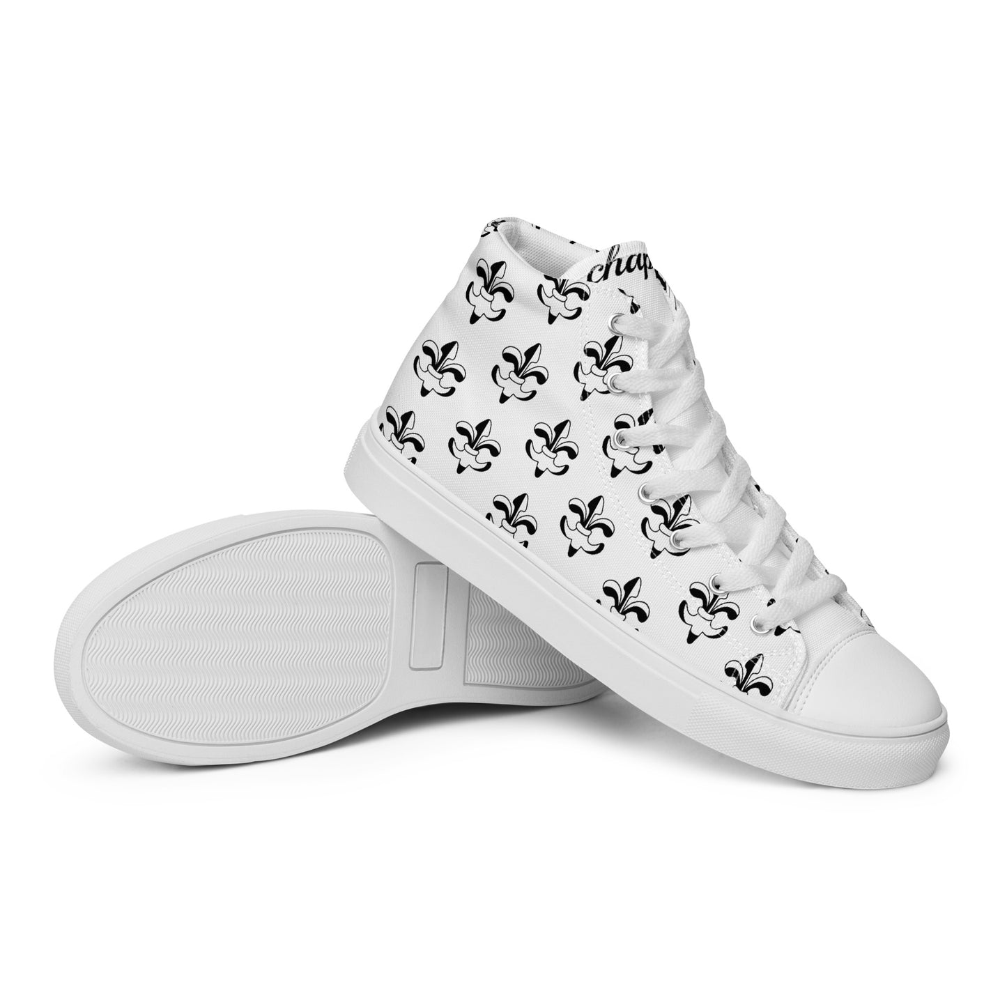 Men’s high top canvas shoes