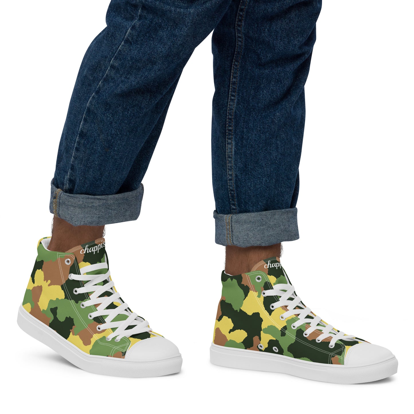 Men’s high top canvas shoes