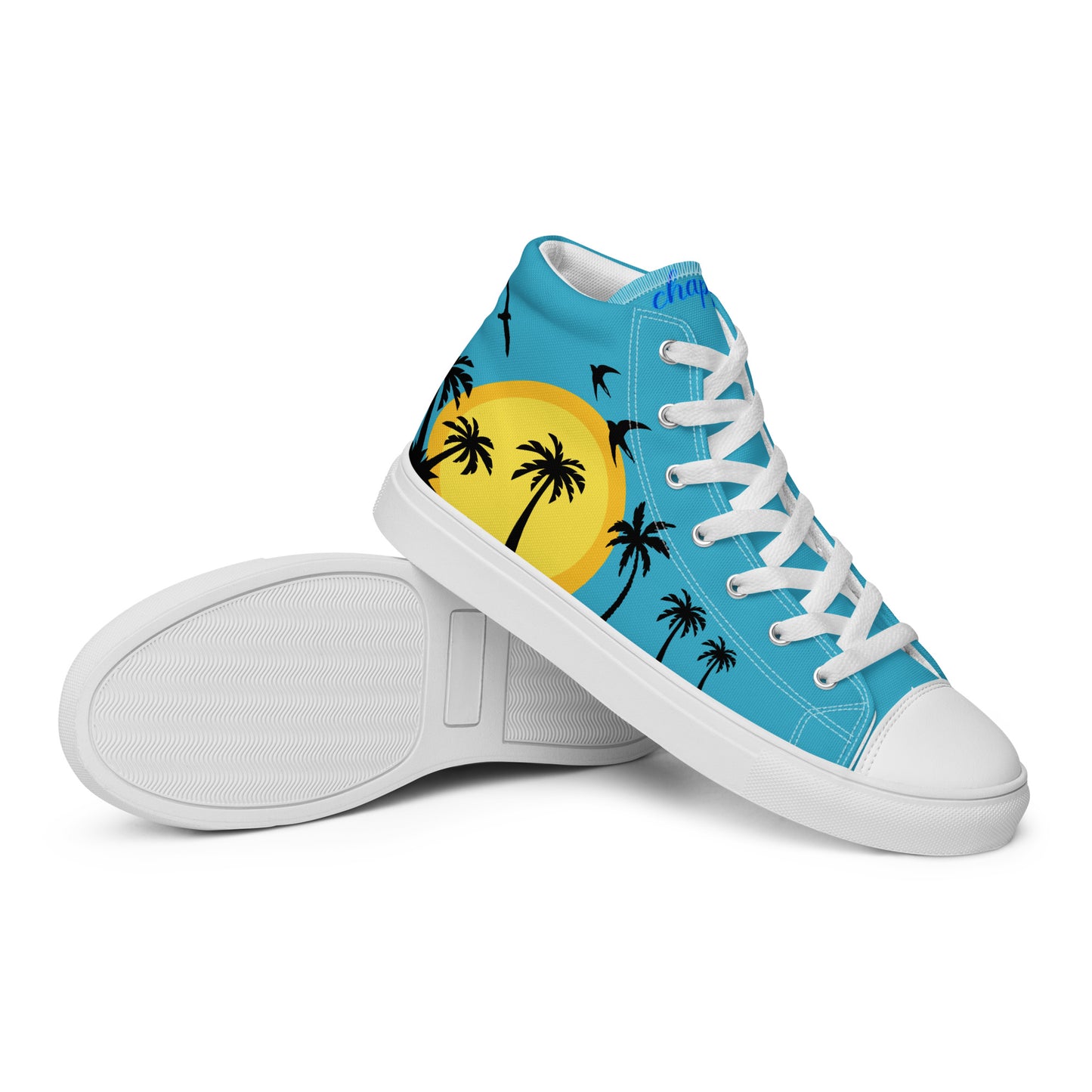 Men’s high top canvas shoes