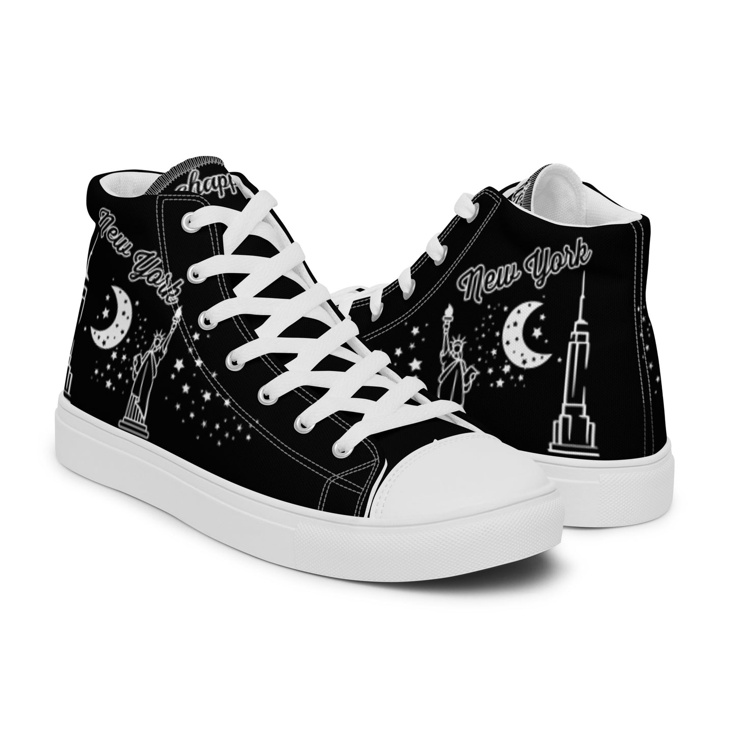 Men’s high top canvas shoes