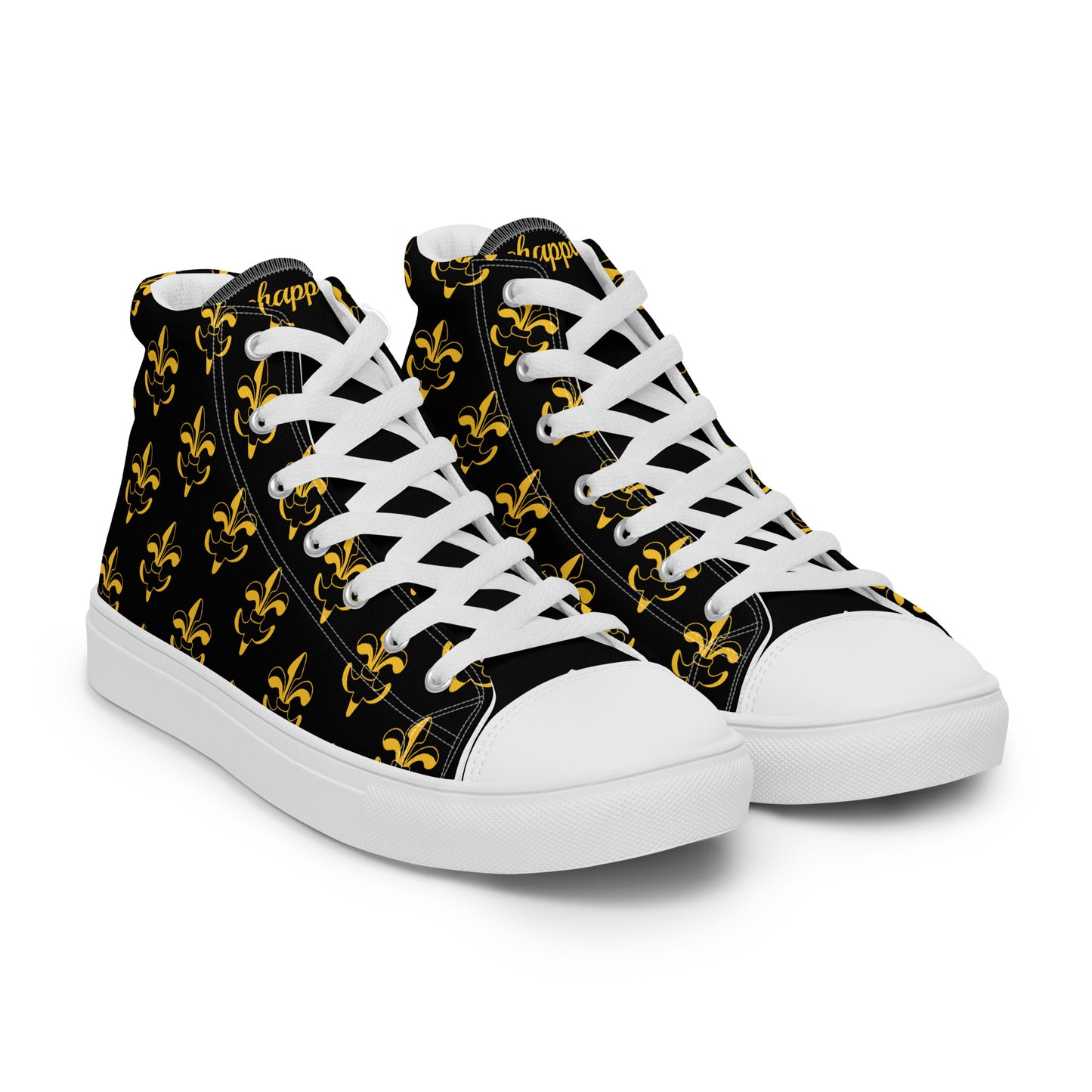 Men’s high top canvas shoes