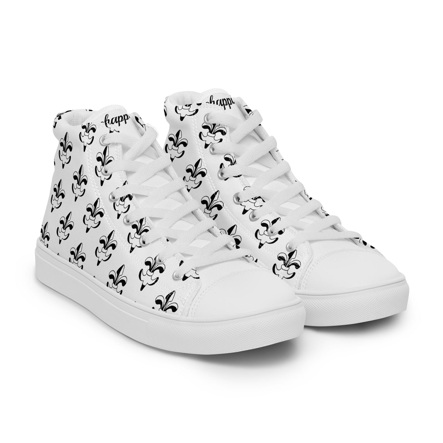 Men’s high top canvas shoes