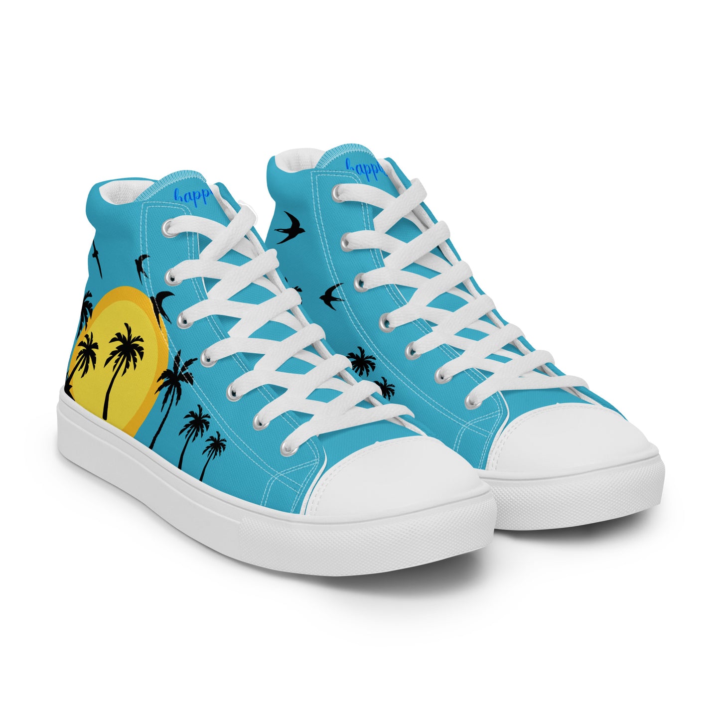 Men’s high top canvas shoes