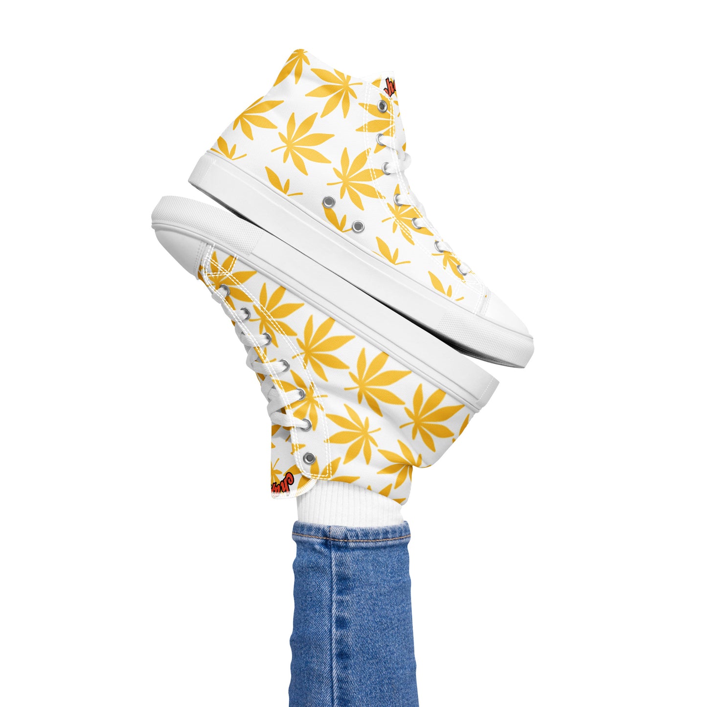 Women’s high top canvas sneakers