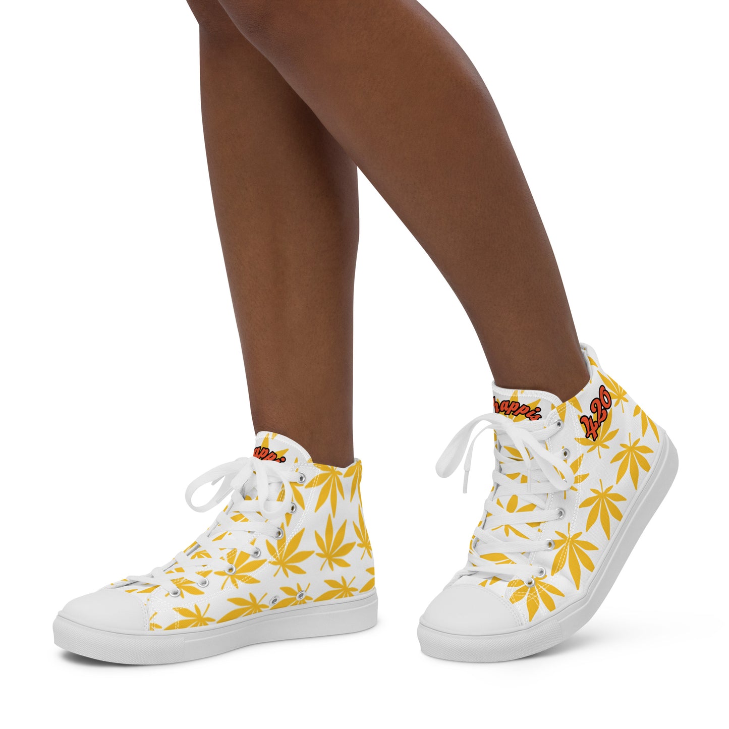 Women’s high top canvas sneakers