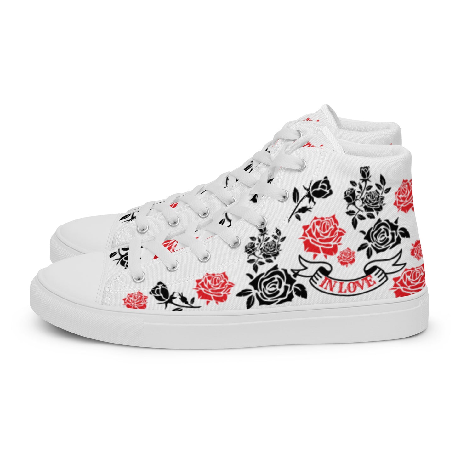 Women’s high top canvas shoes