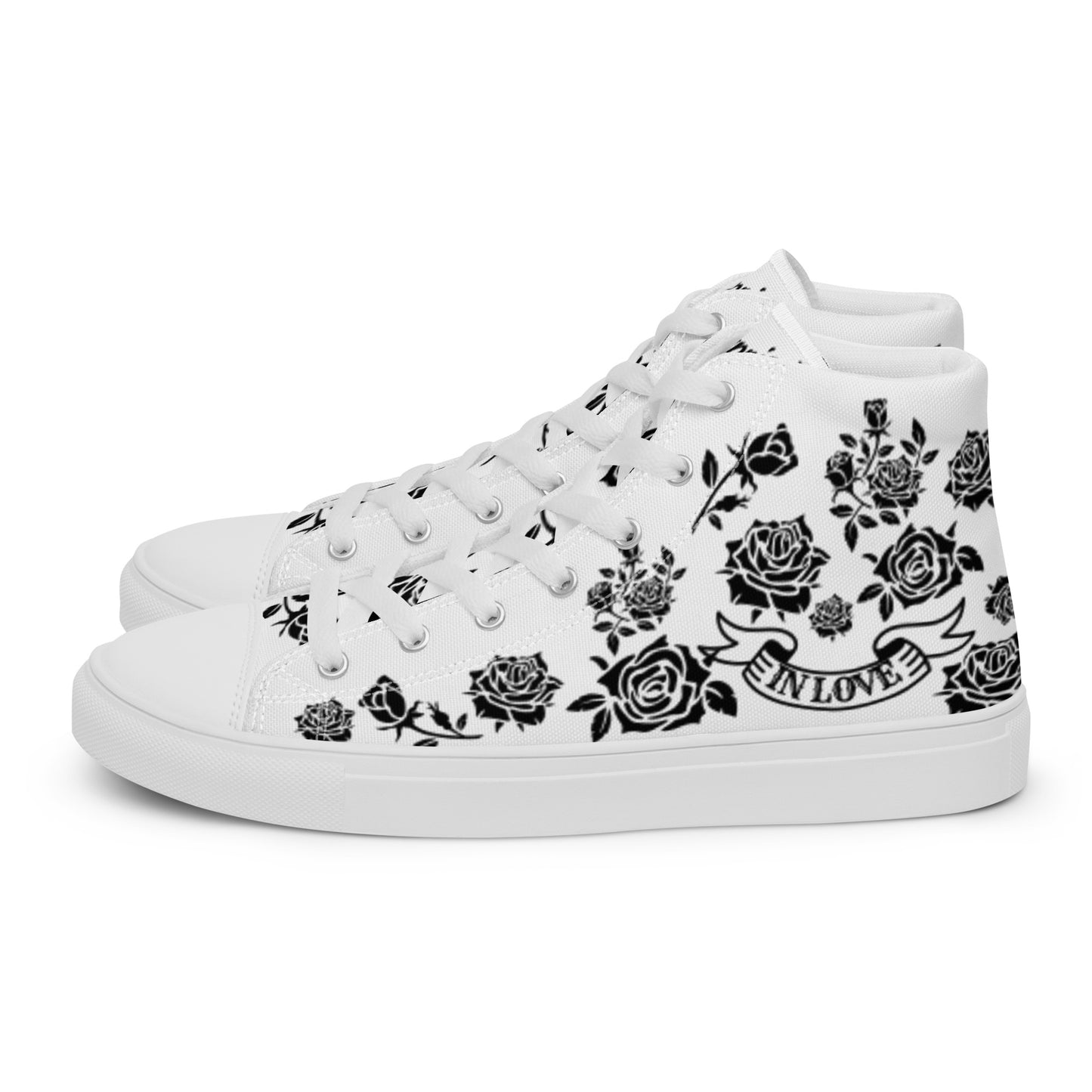 Women’s high top canvas shoes