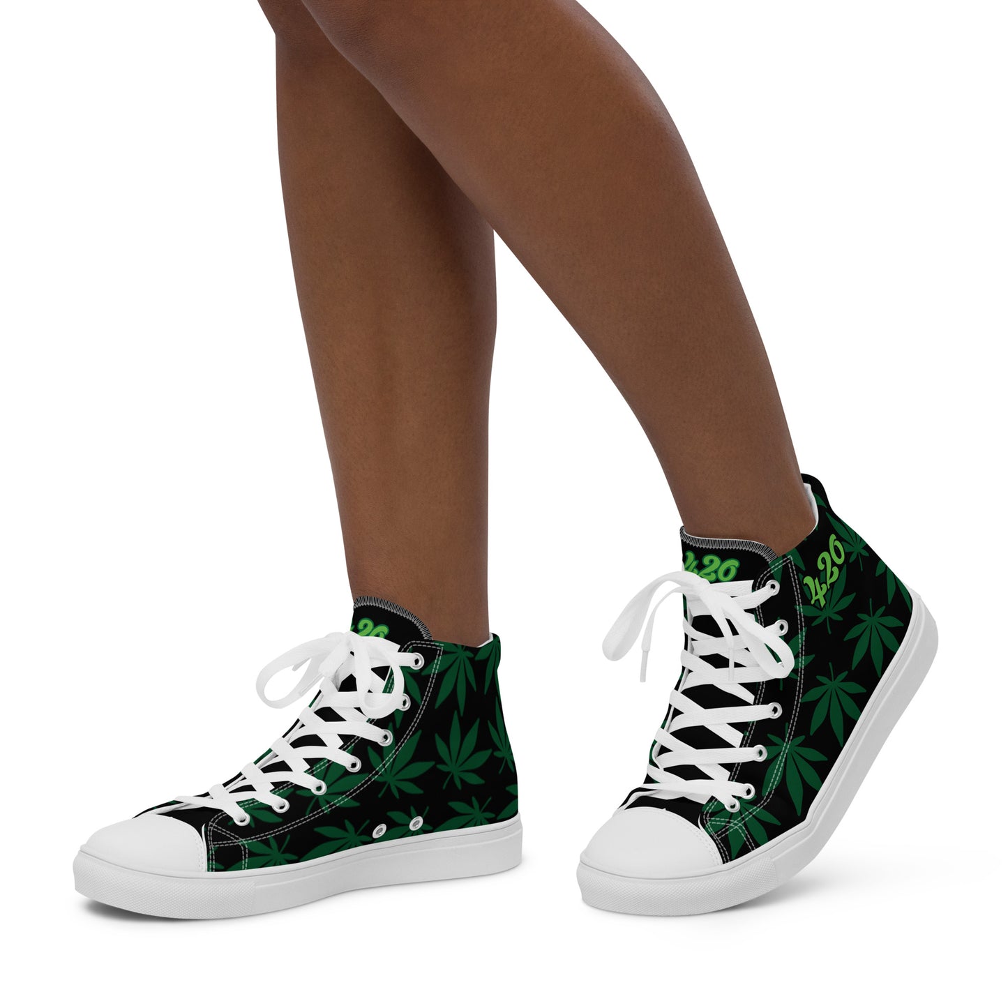 Women’s high top canvas shoes