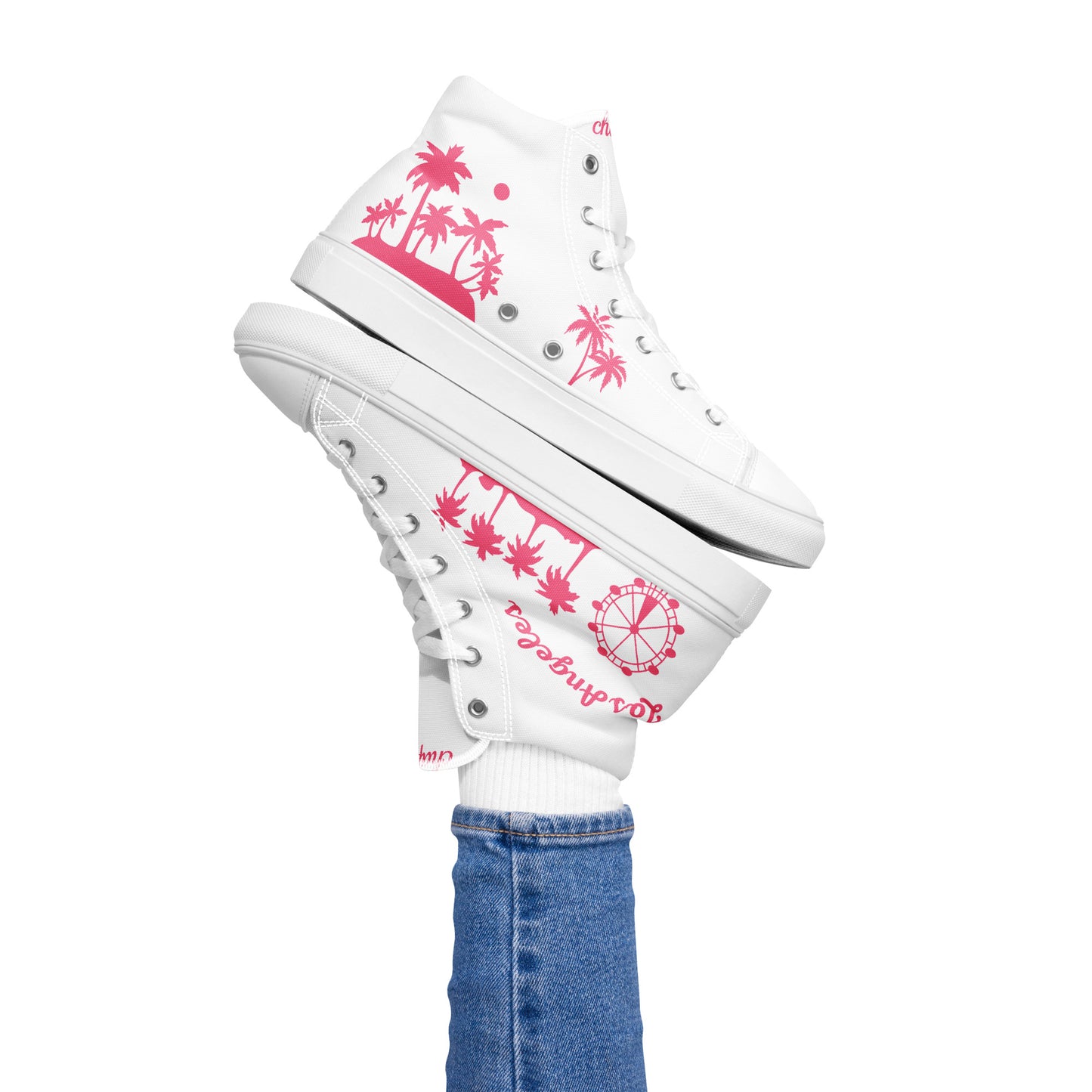 Women’s high top canvas shoes