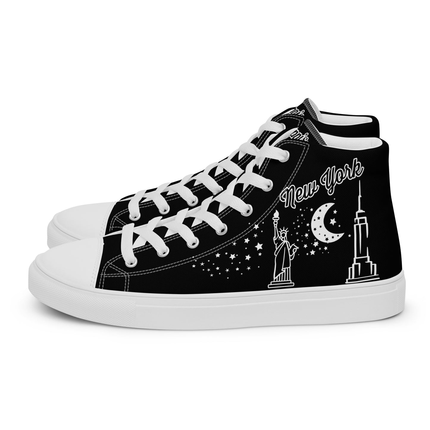 Women’s high top canvas shoes